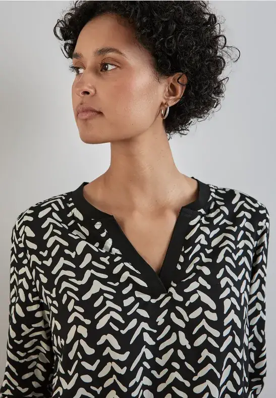 Street One Bluse Mit Tape-Details