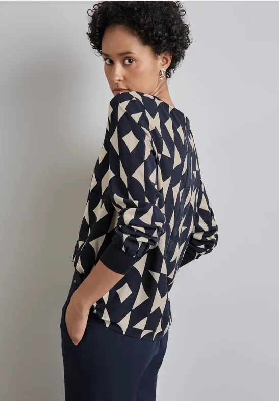 Street One Bluse Mit Tape-Details