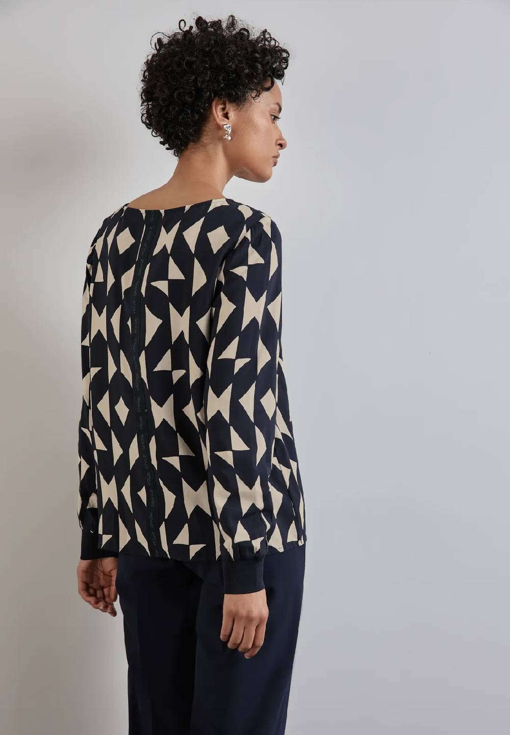 Street One Bluse Mit Tape-Details