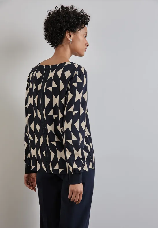 Street One Bluse Mit Tape-Details