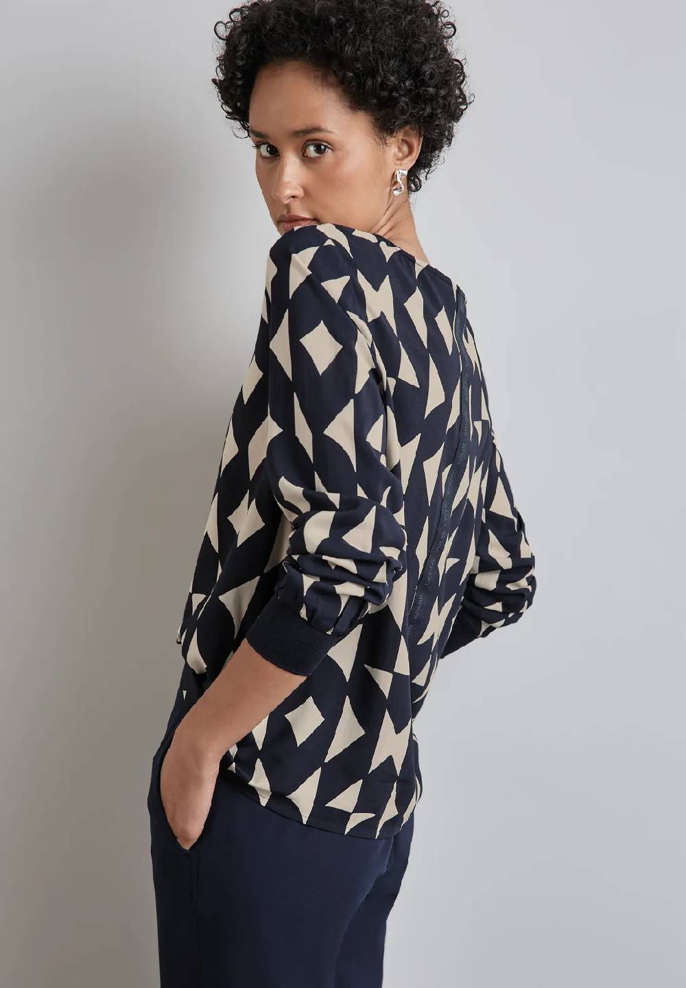 Street One Bluse mit Tape-Details