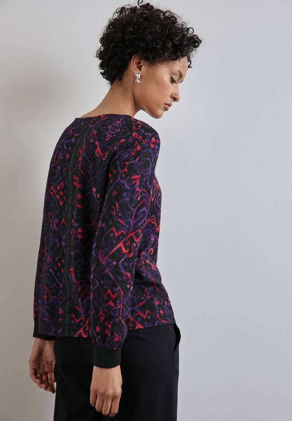 Street One Bluse Mit Tape-Details