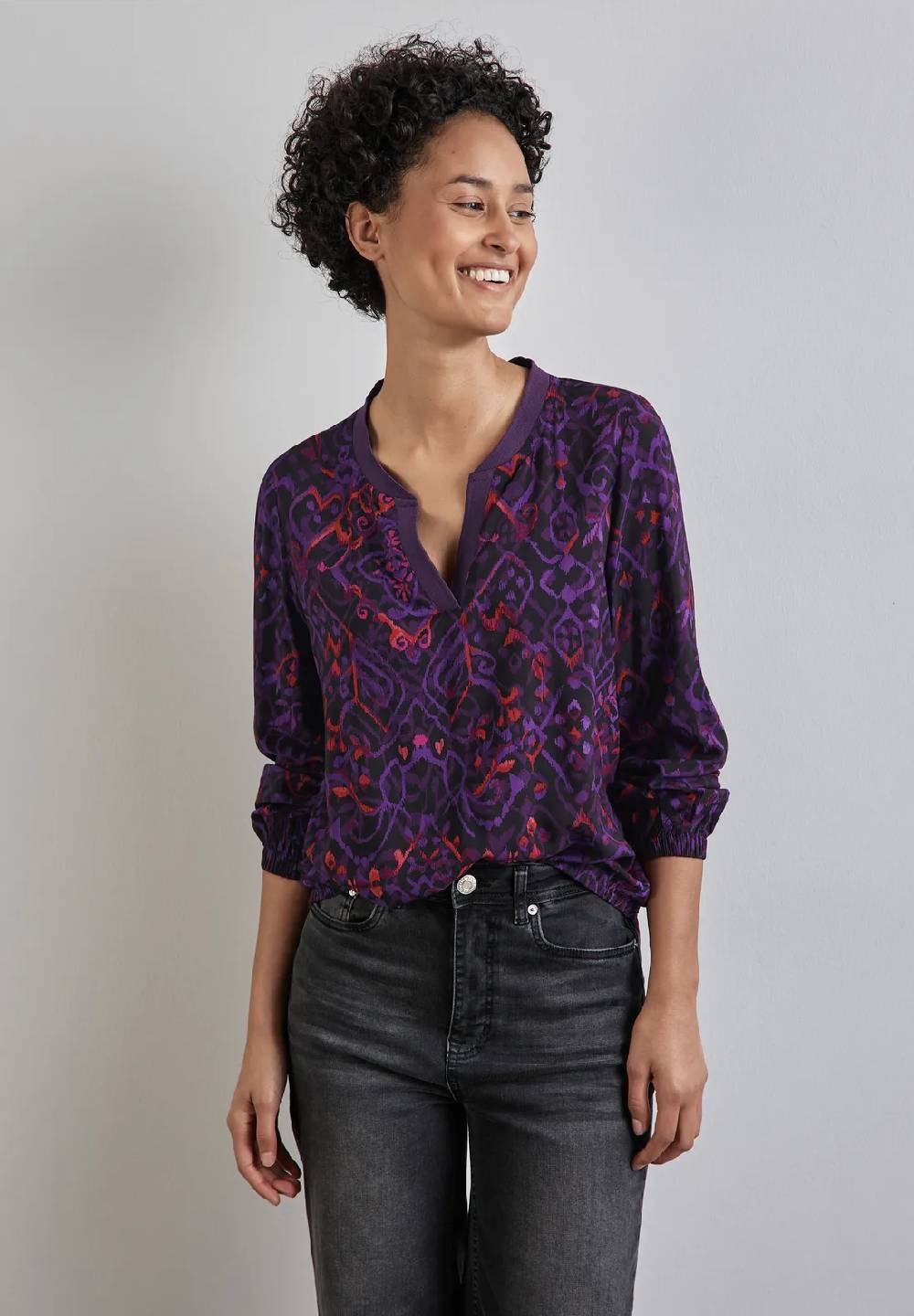 Street One Bluse mit Tape-Details