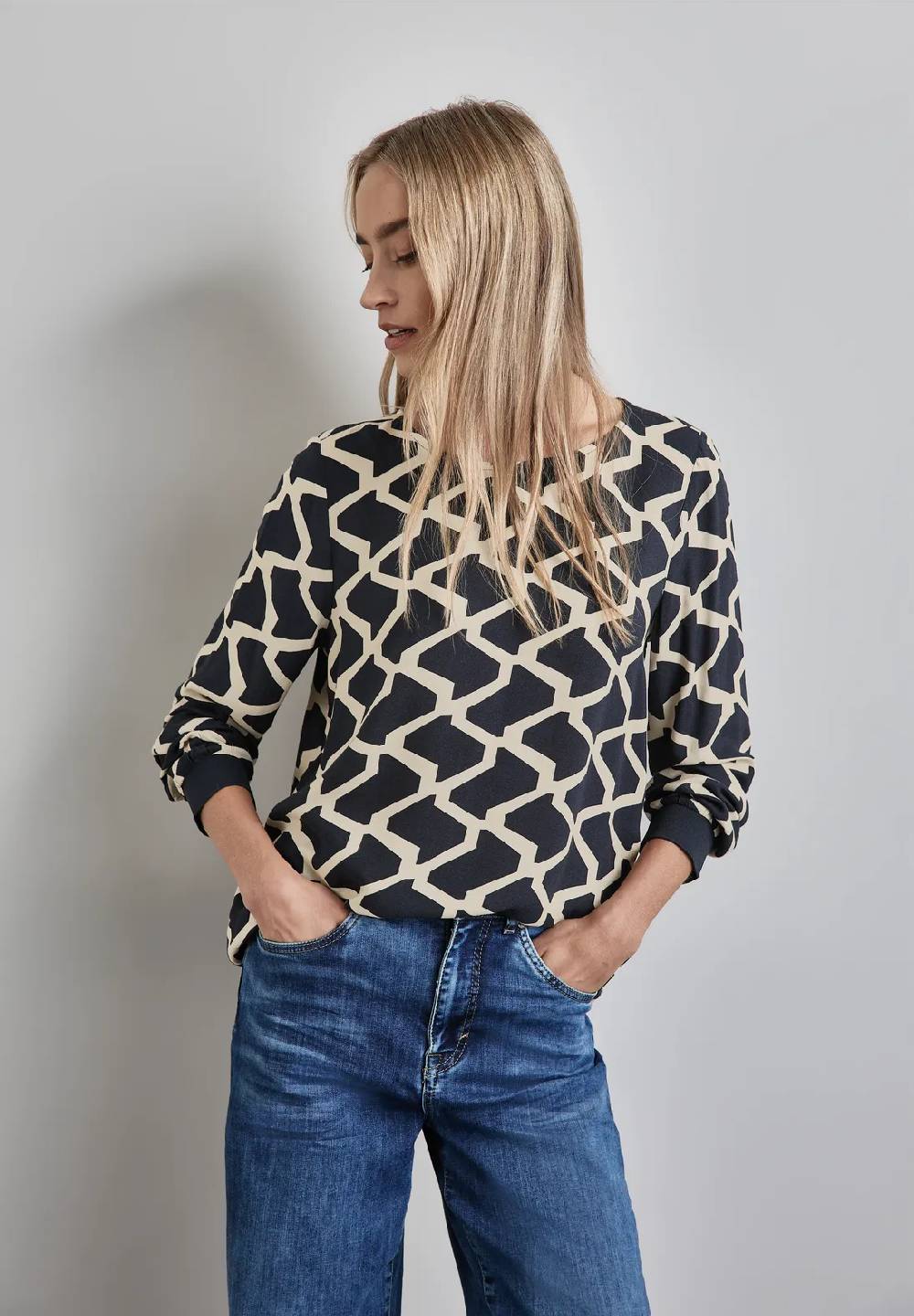 Street One Bluse mit Tape-Details