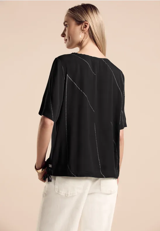 Street One Bluse Mit Tunnelzug