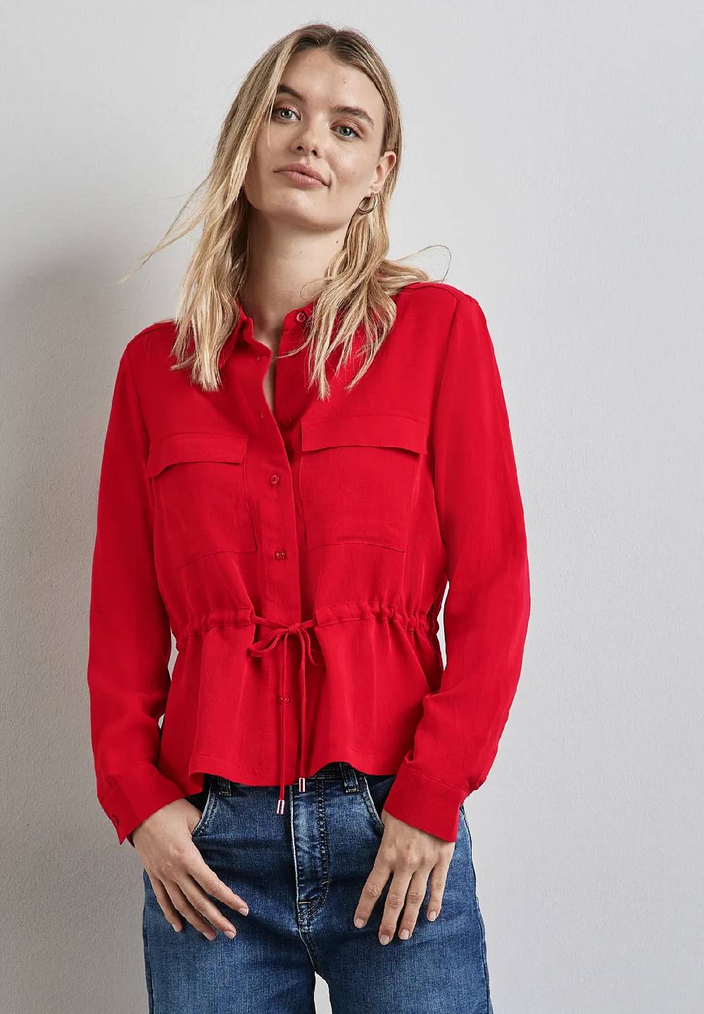 Street One Bluse mit Tunnelzug