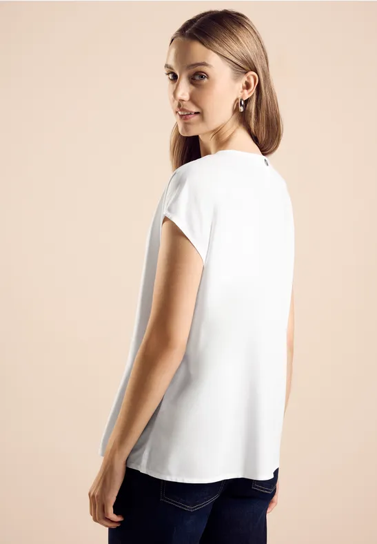 Street One Bluse Mit V-Ausschnitt