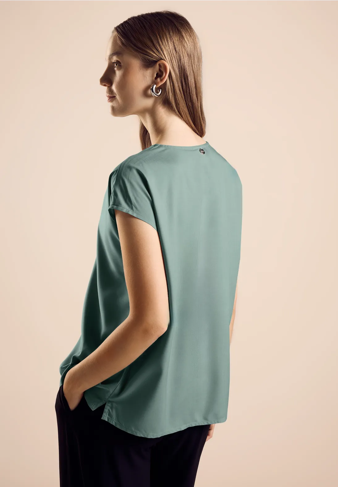 Street One Bluse Mit V-Ausschnitt