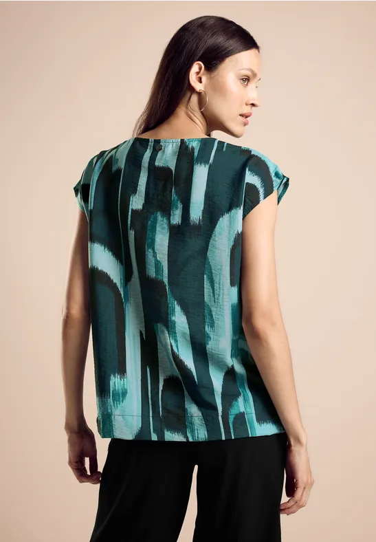 Street One Bluse Mit V-Ausschnitt