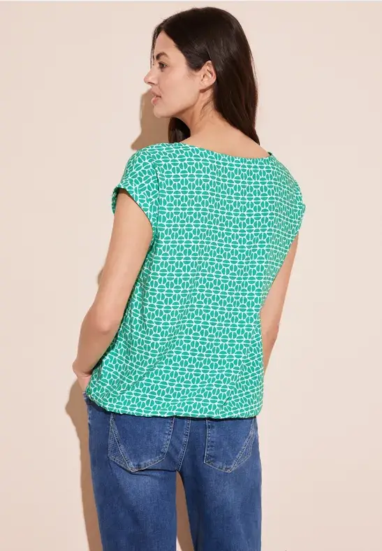 Street One Bluse Mit V-Ausschnitt - Style LAURENTIA