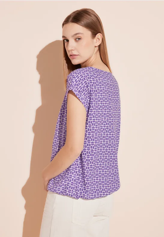 Street One Bluse Mit V-Ausschnitt - Style LAURENTIA