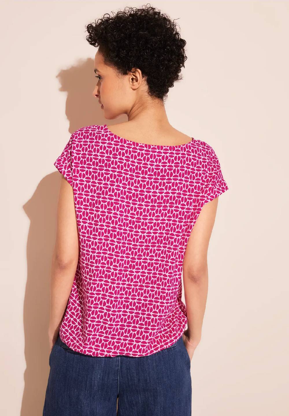 Street One Bluse Mit V-Ausschnitt - Style LAURENTIA