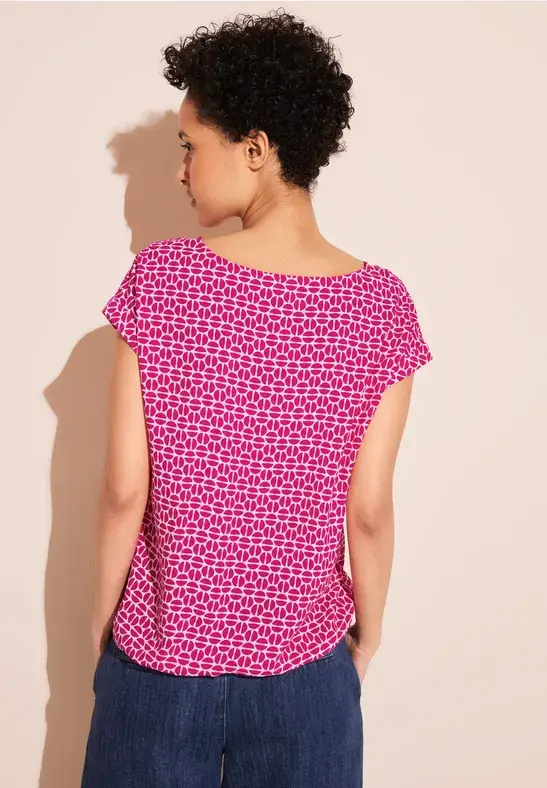 Street One Bluse Mit V-Ausschnitt - Style LAURENTIA