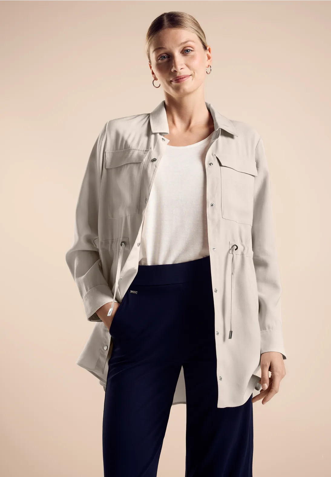 Street One Blusenjacke mit Tunnelzug