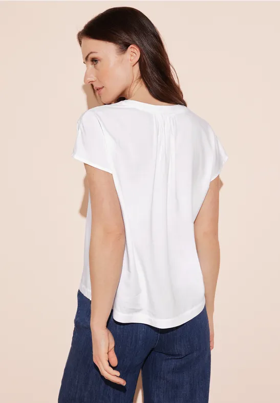 Street One Blusenshirt In Unifarbe