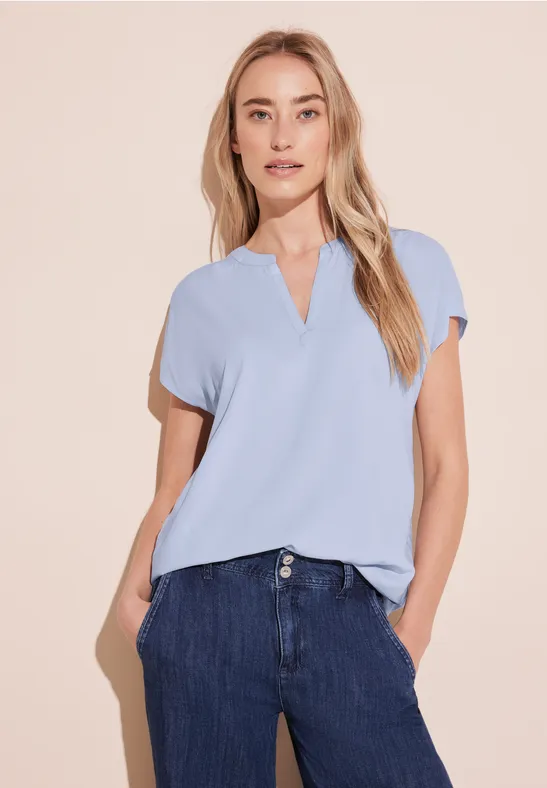 Street One Blusenshirt In Unifarbe