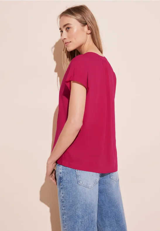 Street One Blusenshirt In Unifarbe