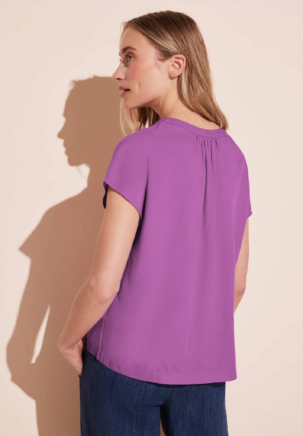 Street One Blusenshirt In Unifarbe