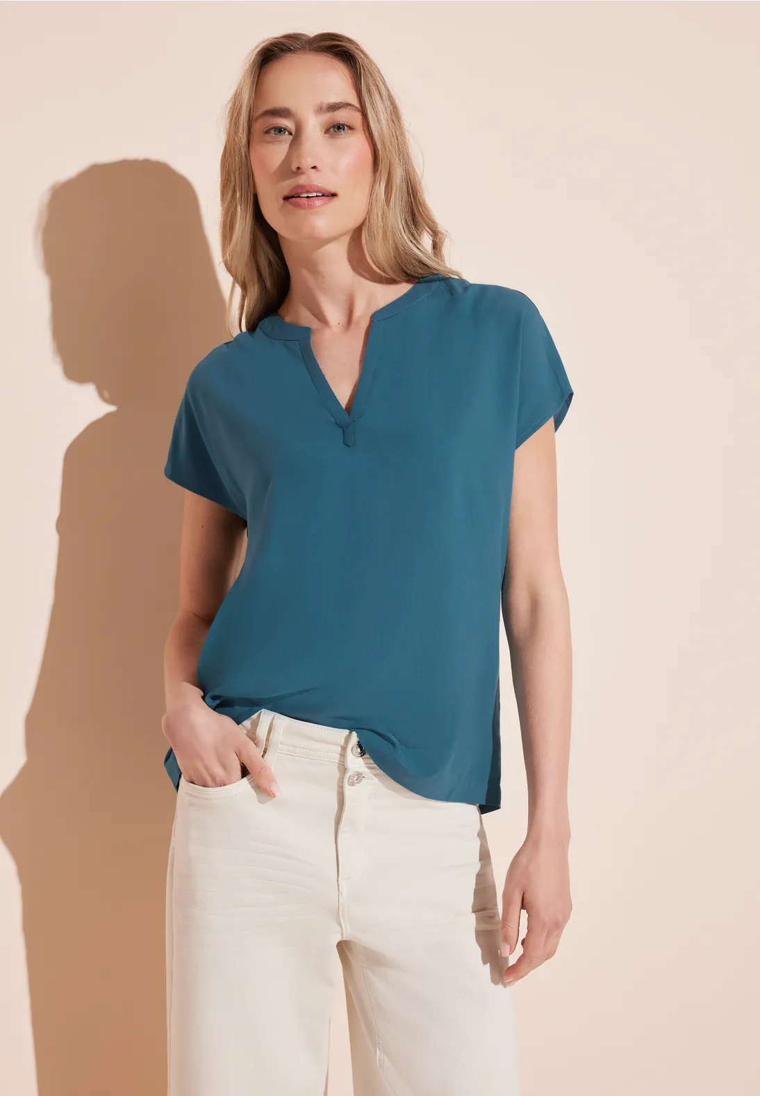 Street One Blusenshirt in Unifarbe