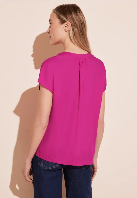 Street One Blusenshirt In Unifarbe