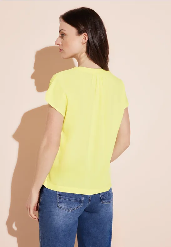 Street One Blusenshirt In Unifarbe