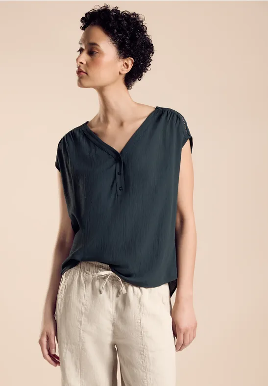 Street One Blusenshirt Mit Struktur