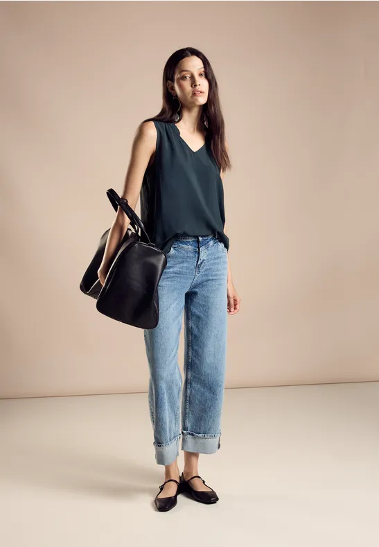 Street One Blusentop Mit Frills