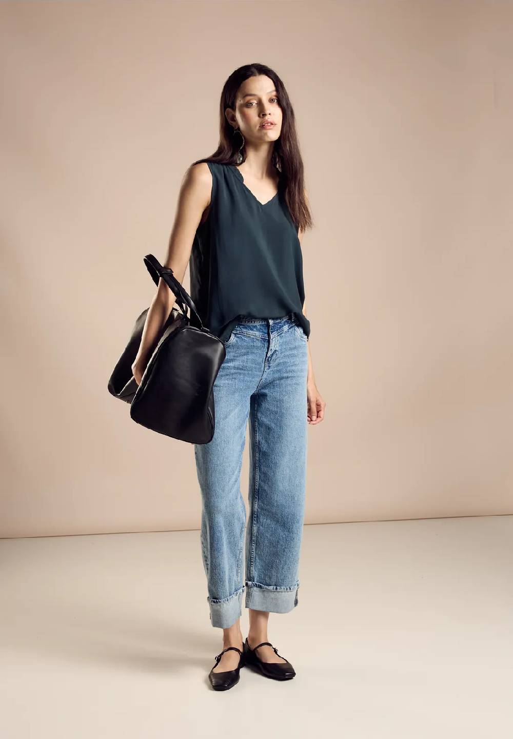 Street One Blusentop Mit Frills