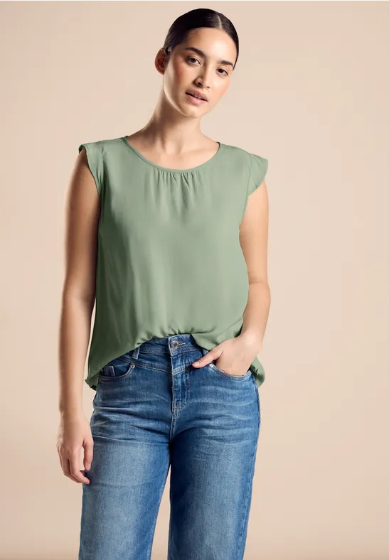 Street One Blusentop Mit Frills