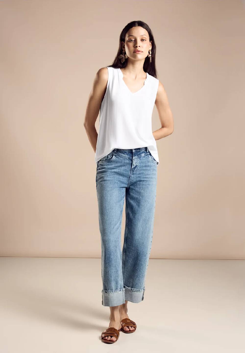 Street One Blusentop mit Frills