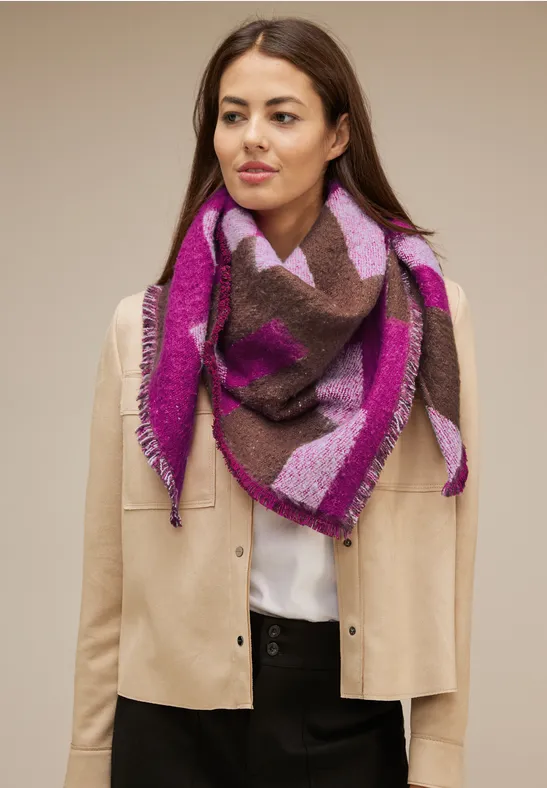 Street One Bouclé Jacquard Tuch