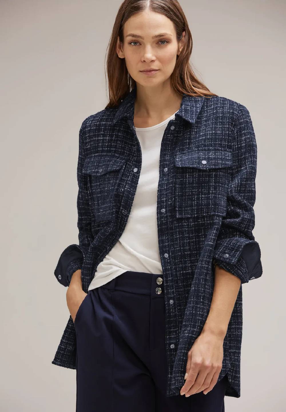 Street One Bouclé Overshirt