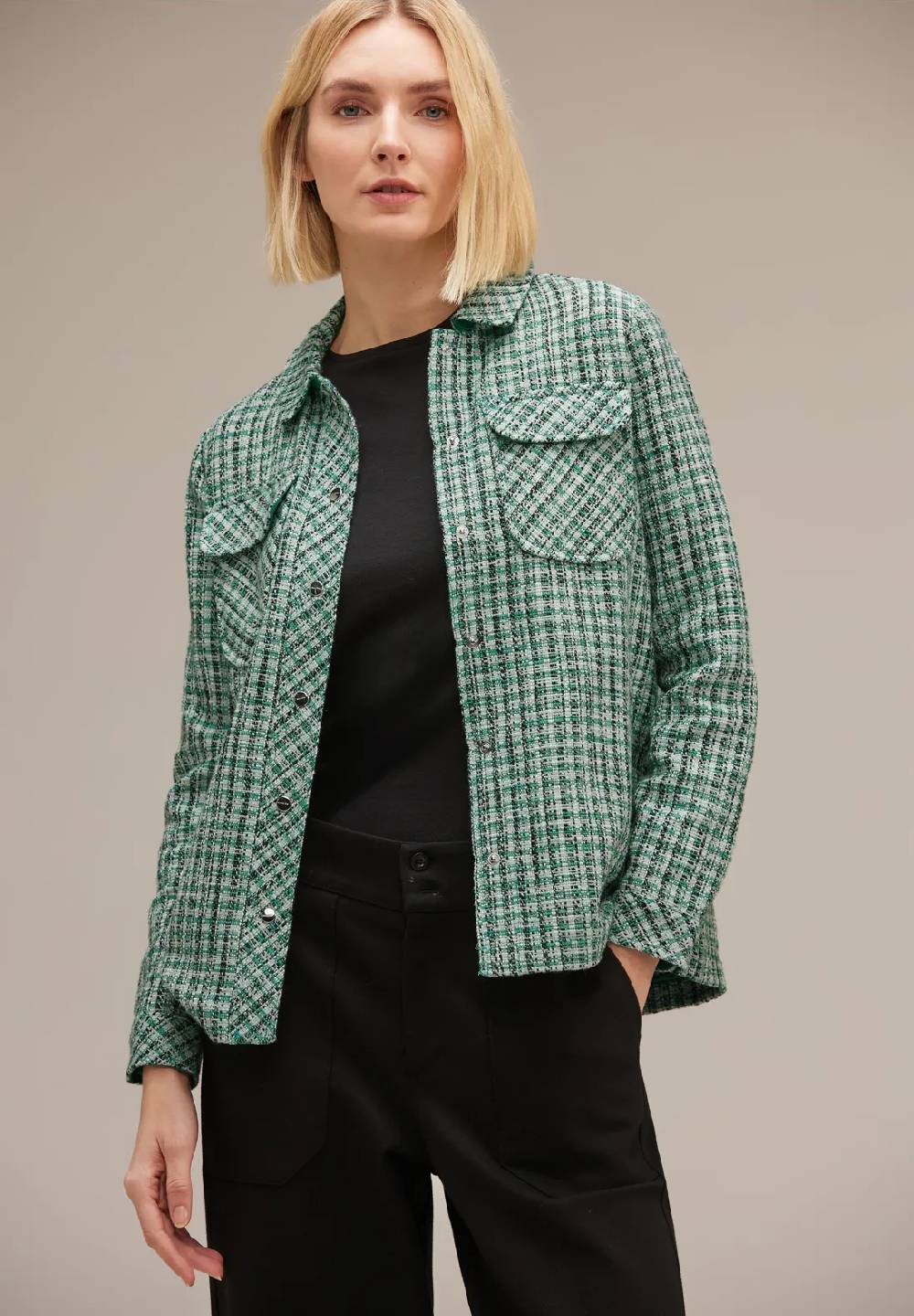 Street One Bouclé Overshirt