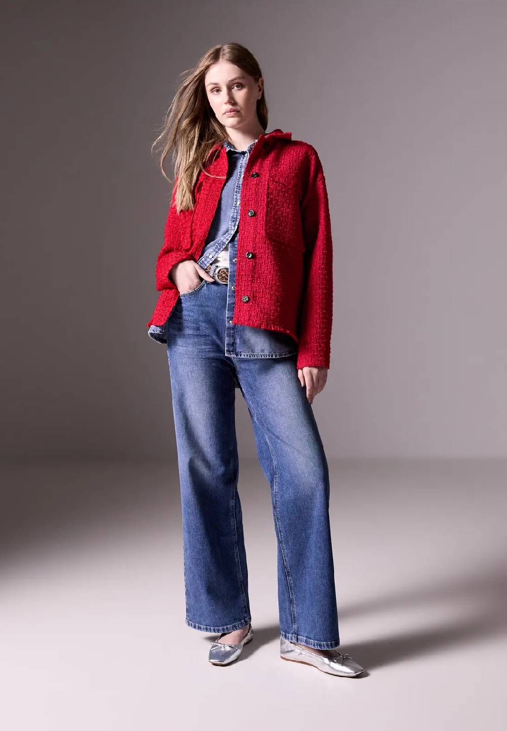 Street One Bouclé-Overshirt