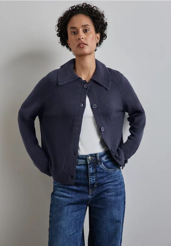 Street One Cardigan Mit Kragen