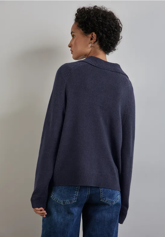 Street One Cardigan Mit Kragen