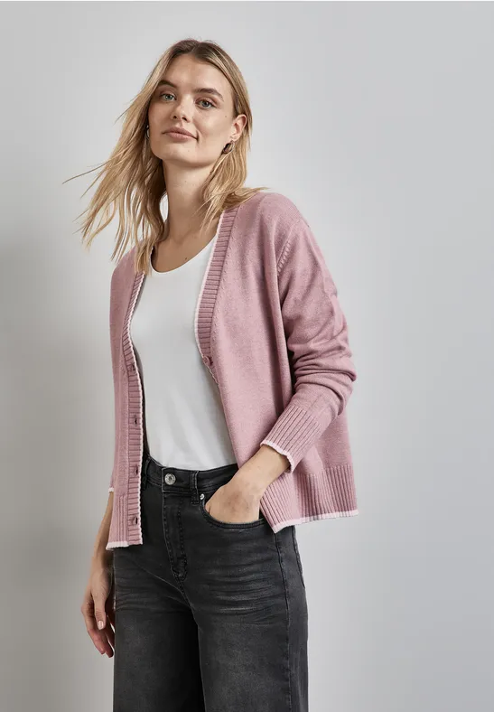 Street One Cardigan Mit Tipping