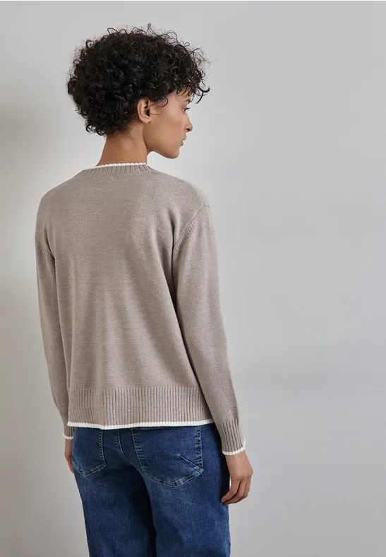 Street One Cardigan Mit Tipping