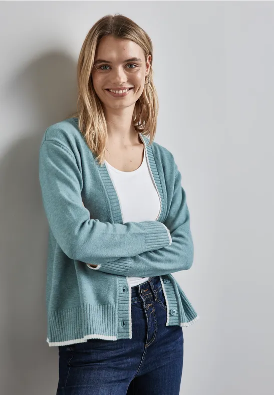 Street One Cardigan Mit Tipping