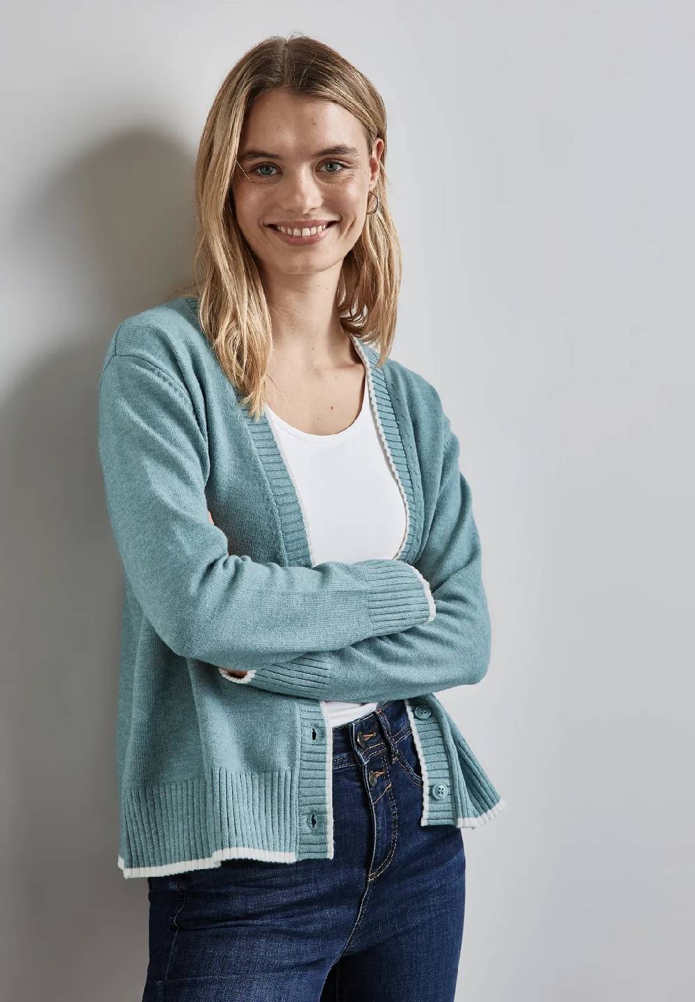 Street One Cardigan mit Tipping