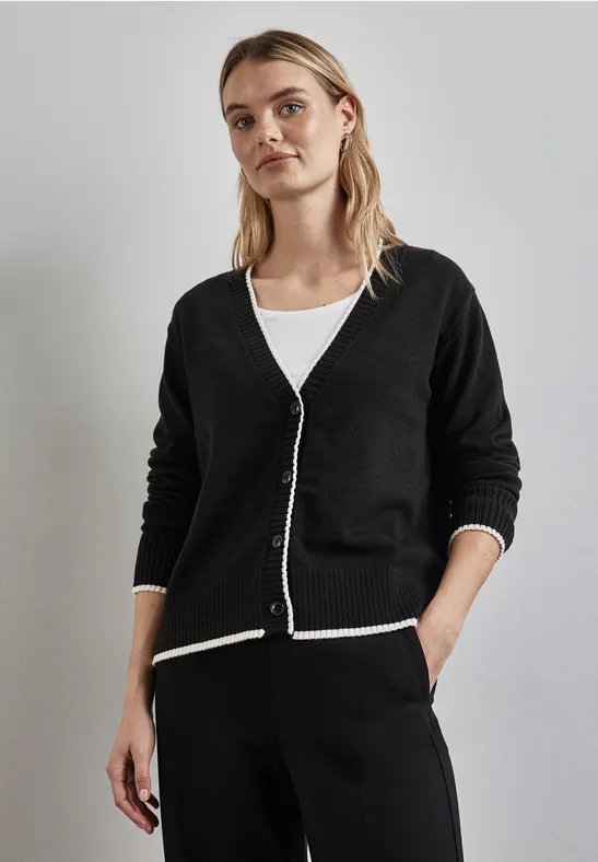 Street One Cardigan Mit Tipping