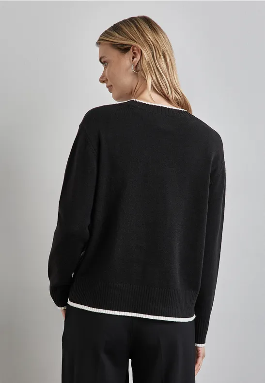 Street One Cardigan Mit Tipping