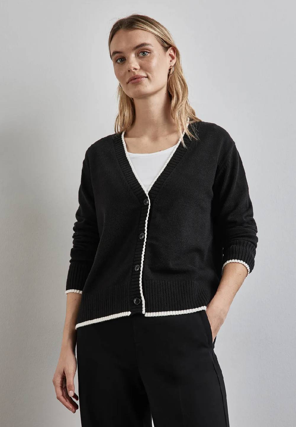 Street One Cardigan mit Tipping