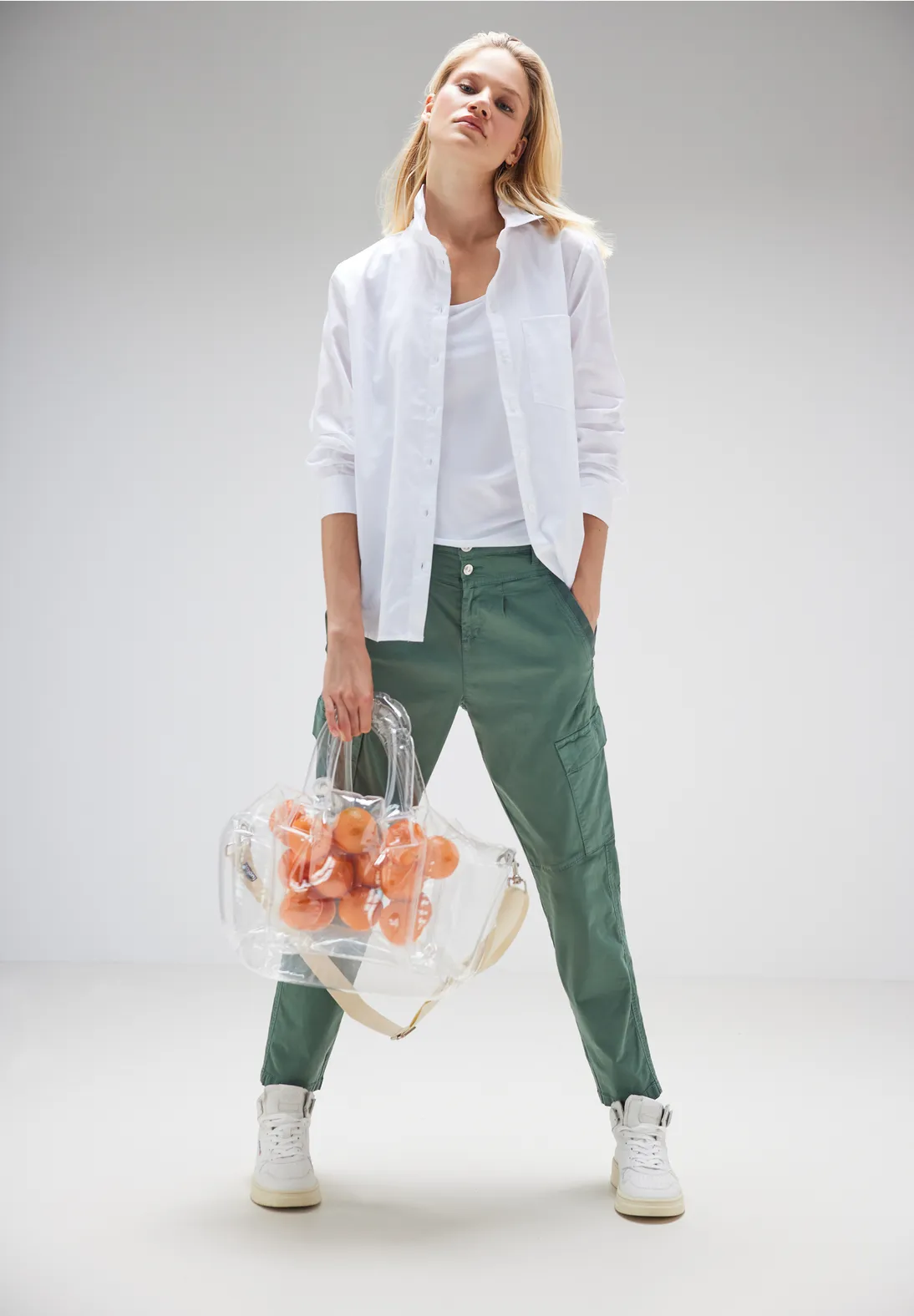 Street One Cargo Loose Fit Mom Hose - Style MOM