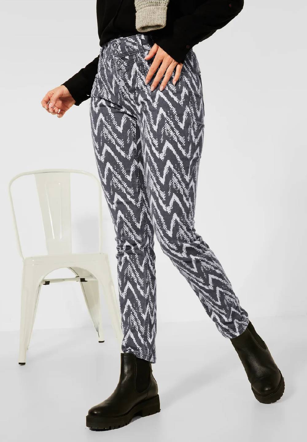 Street One Casual Fit Denim mit Print - Style JANE