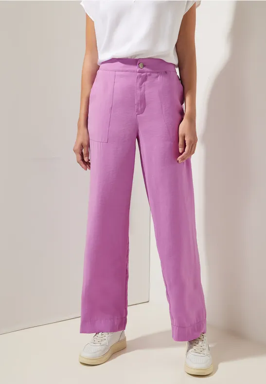 Street One Casual Fit Hose In Cupro