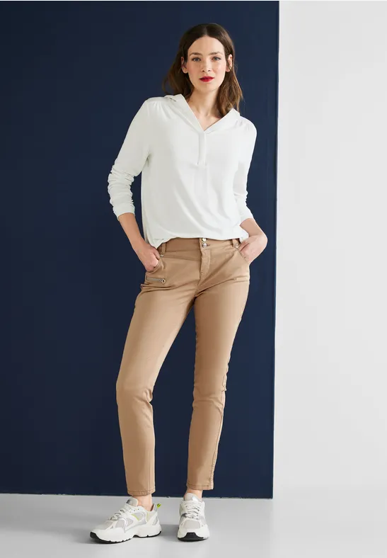 Street One Casual Fit Hose Mit Zipper - Style YULIUS