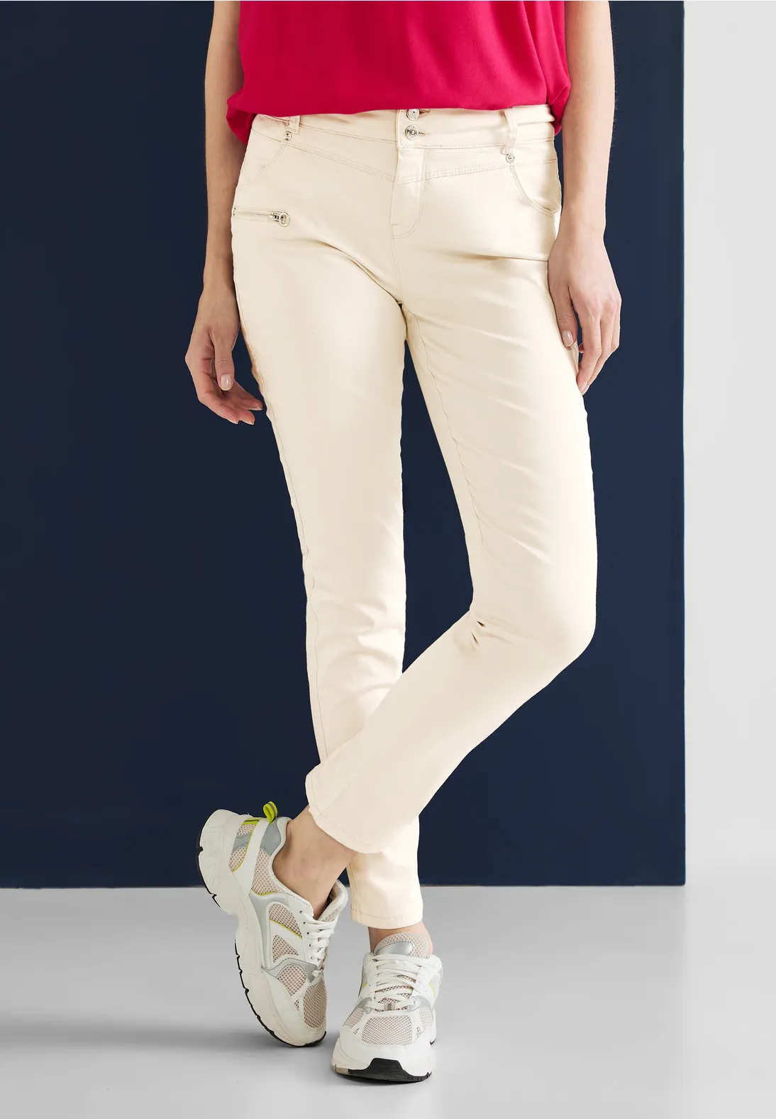 Street One Casual Fit Hose mit Zipper - Style YULIUS