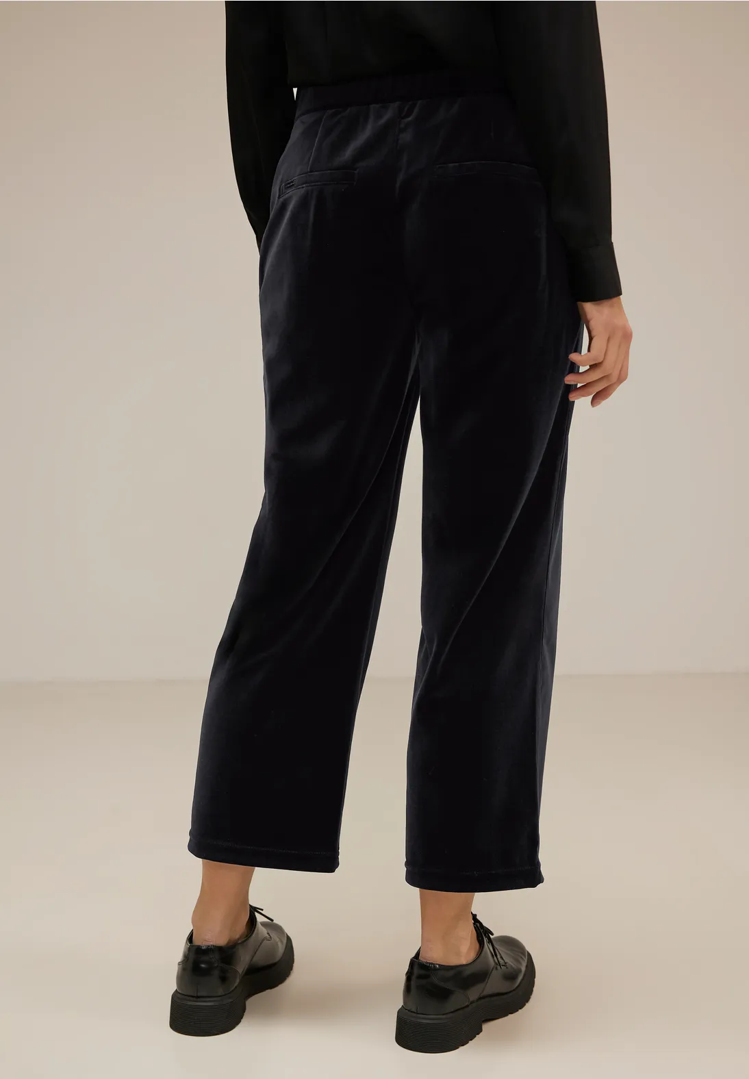 Street One Casual Fit Samt Hose