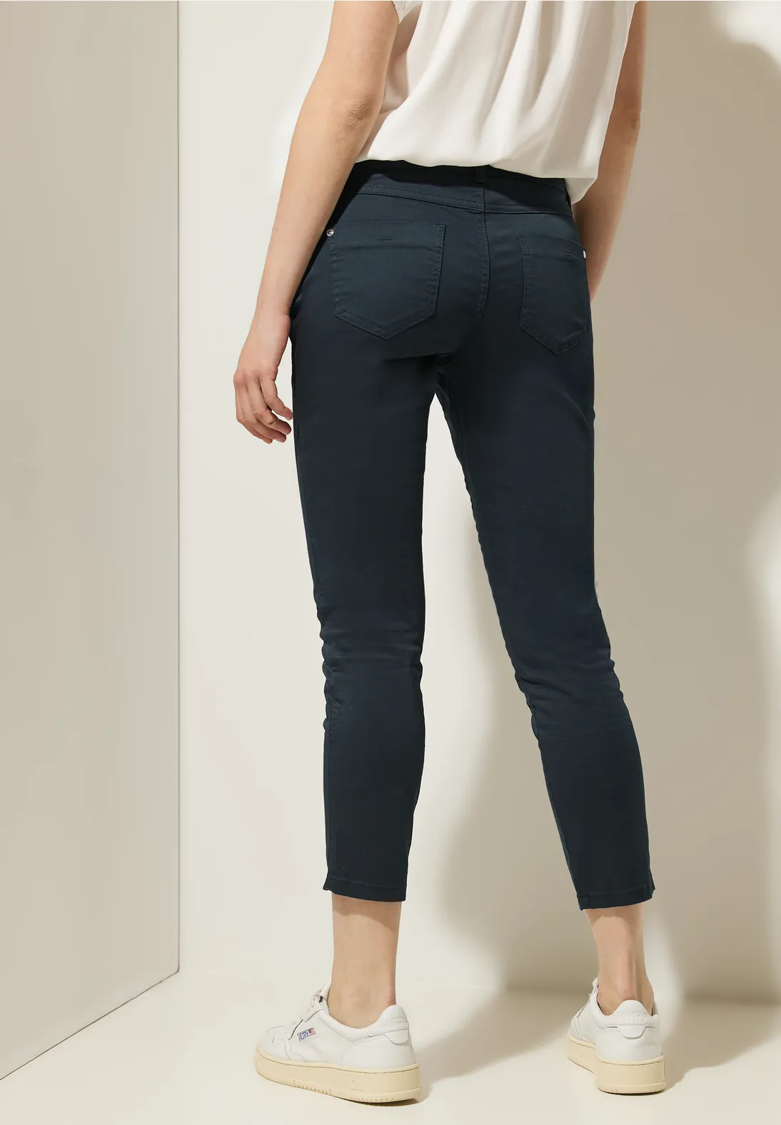 Street One Casual Fit Satinlook Hose - Style YULIUS